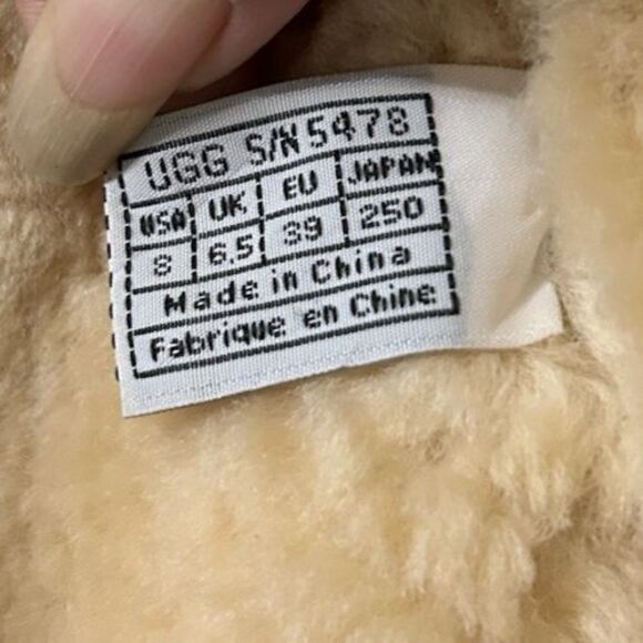 Ugg Rock Star Womens Studded Olive Green Suede Shearling Knee High Boots Sz 8 - Picture 11 of 13